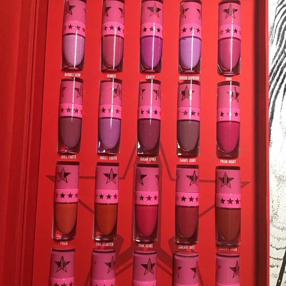 Jeffree Star blood sugar limited edition 25 mini liquid lipsticks - Picture 4 of 5